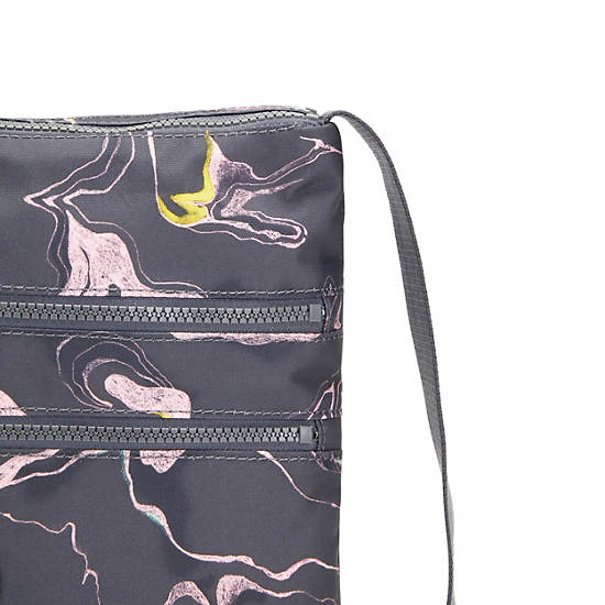 Kipling Alvar Printed Crossbodytassen Grijs Gekleurd | BE 1068CT